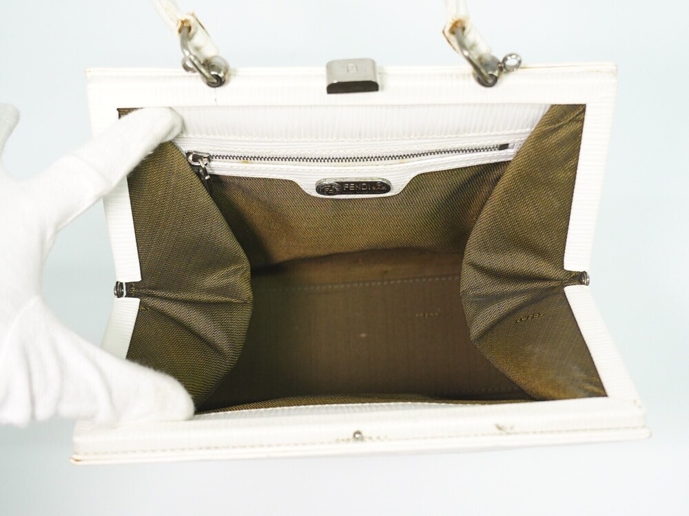 Fendi Vintage Handbag Leather - Picture 3 of 15